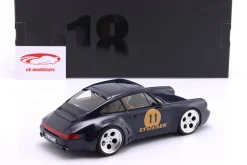 Porsche 911 Strosek Mega 30 Baujahr 2024 dunkelblau 1:18 GT-Spirit