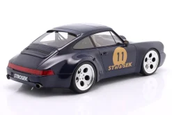 Porsche 911 Strosek Mega 30 Baujahr 2024 dunkelblau 1:18 GT-Spirit