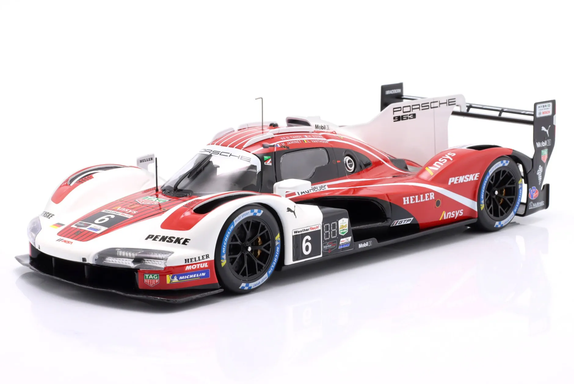 Porsche 963 #6 4th 24h Daytona 2024 Porsche Penske Motorsport 1:18 Ixo