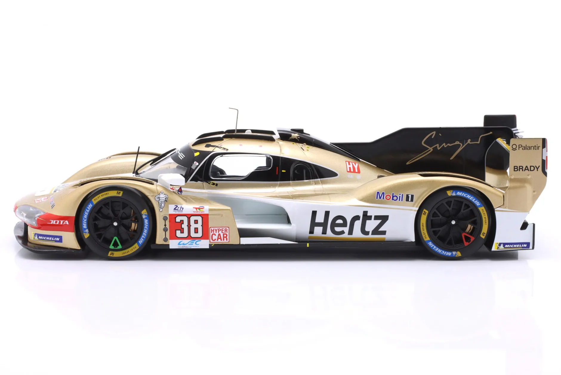 Porsche 963 #38 9th 24h LeMans 2024 Hertz Team Jota 1:18 Ixo