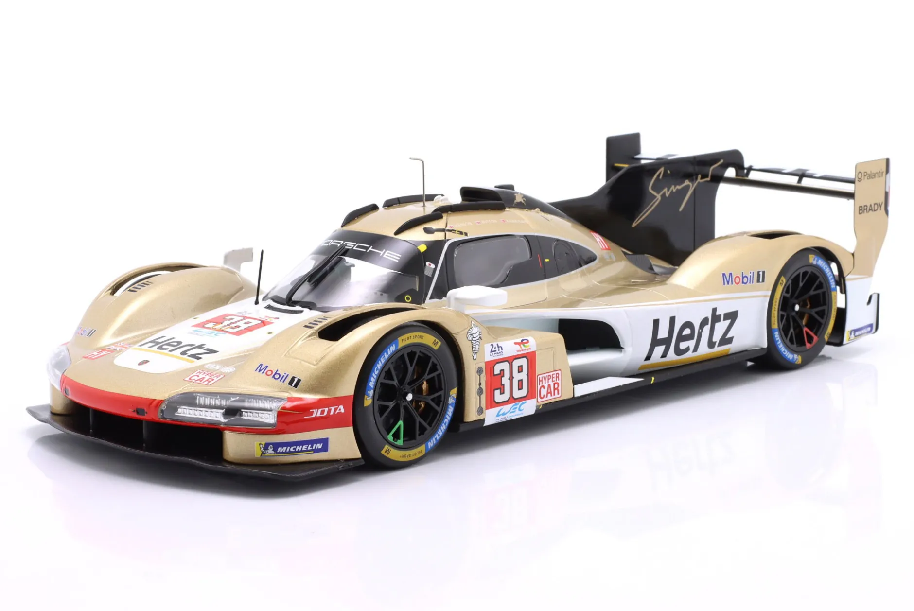 Porsche 963 #38 9th 24h LeMans 2024 Hertz Team Jota 1:18 Ixo