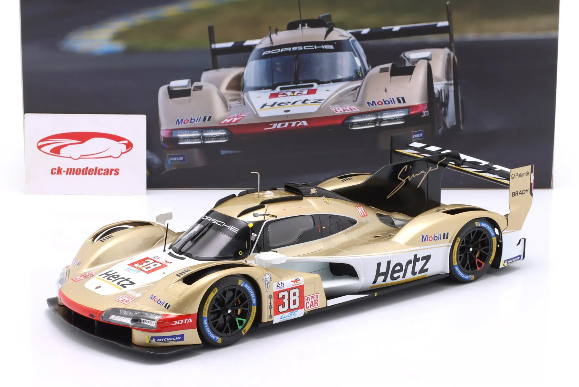 Porsche 963 #38 9th 24h LeMans 2024 Hertz Team Jota 1:18 Ixo