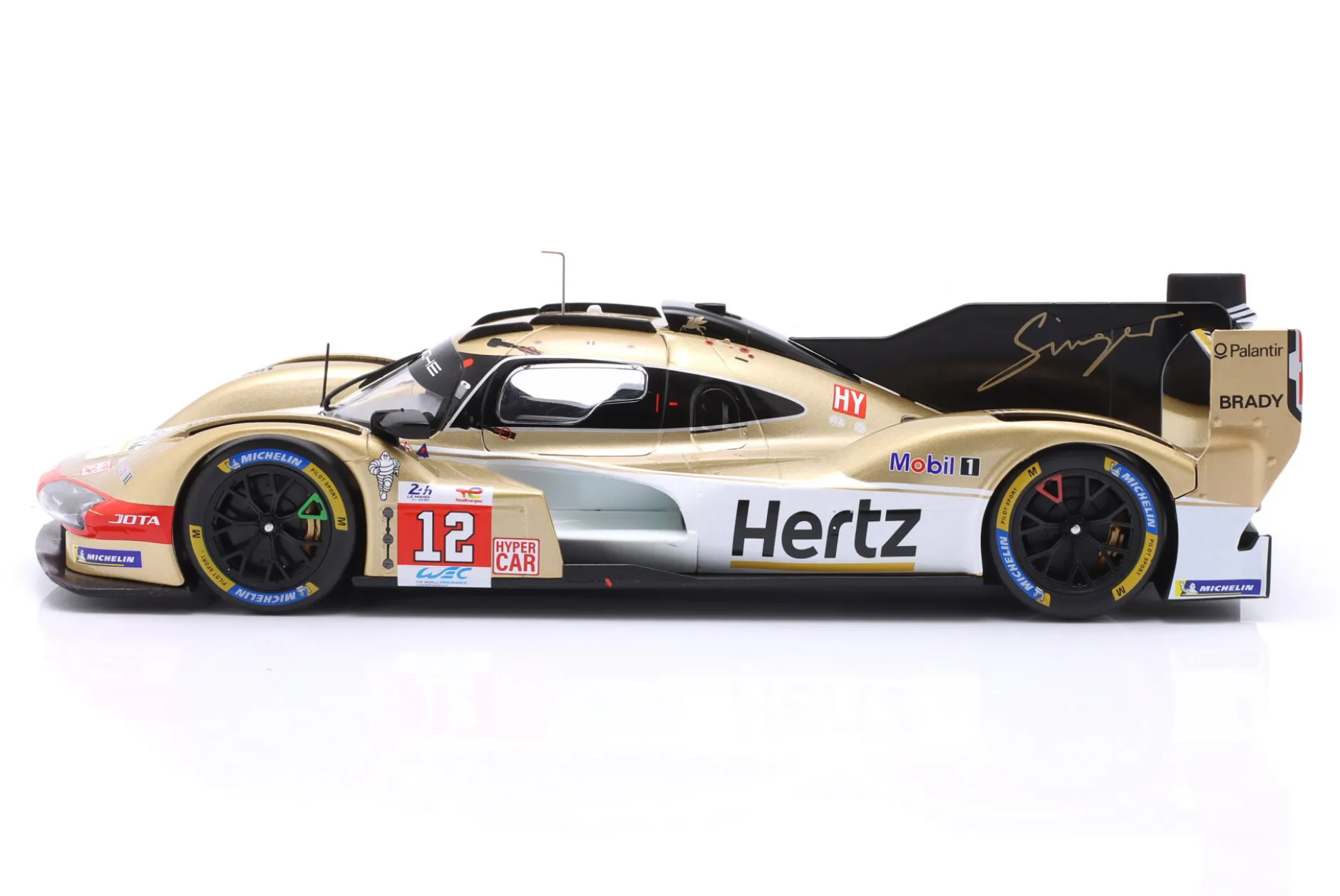 Porsche 963 #12 8th 24h LeMans 2024 Hertz Team Jota 1:18 Ixo