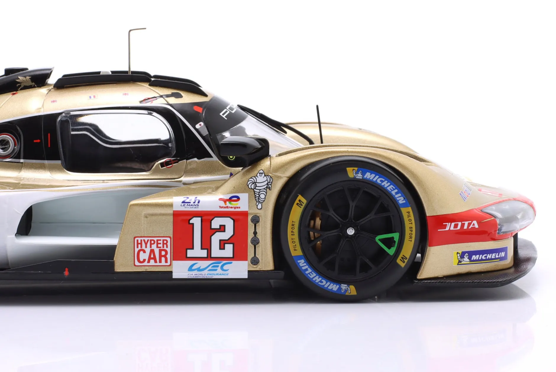 Porsche 963 #12 8th 24h LeMans 2024 Hertz Team Jota 1:18 Ixo