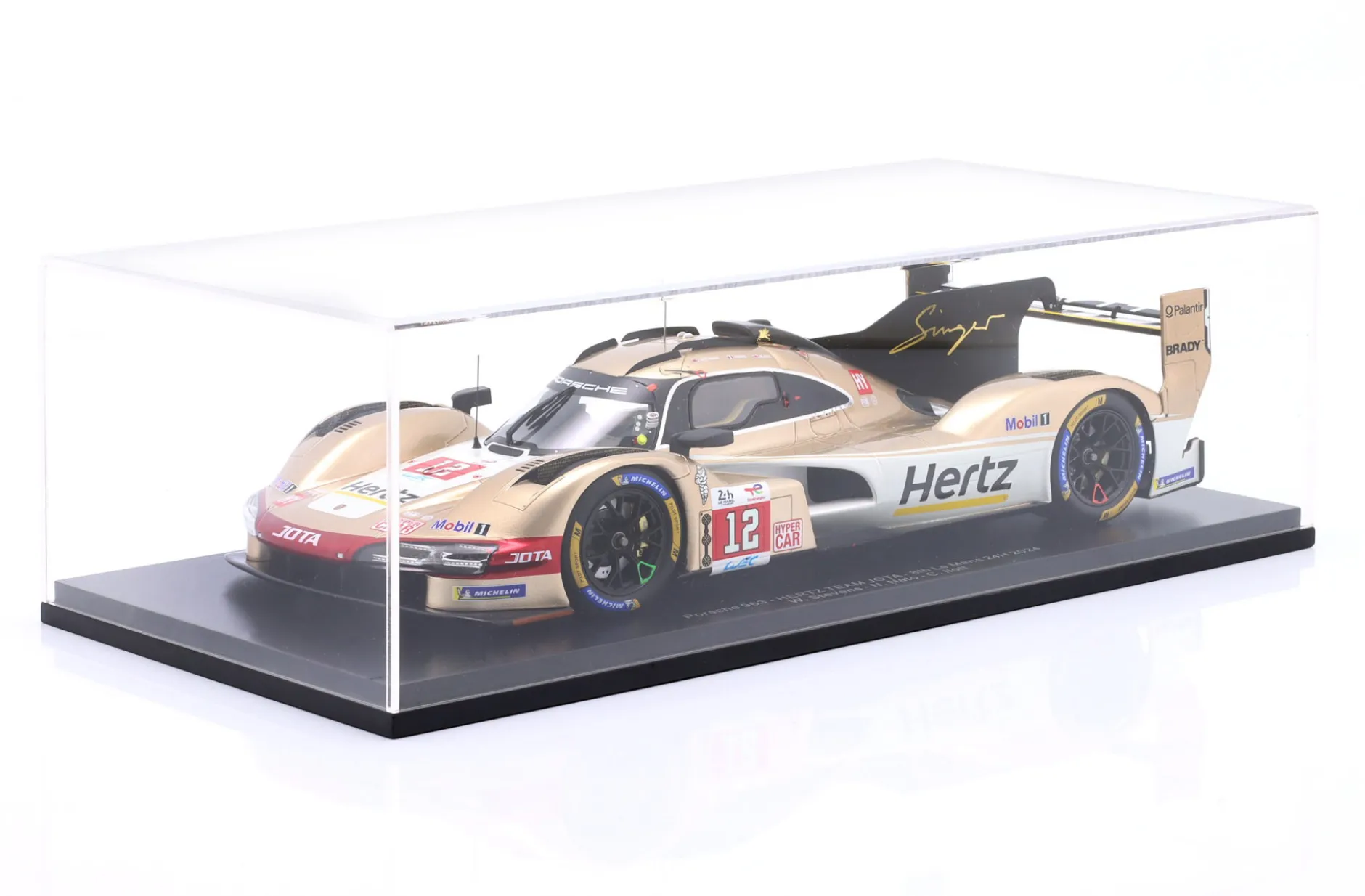 Porsche 963 #12 8th 24h LeMans 2024 Hertz Team Jota 1:18 Spark