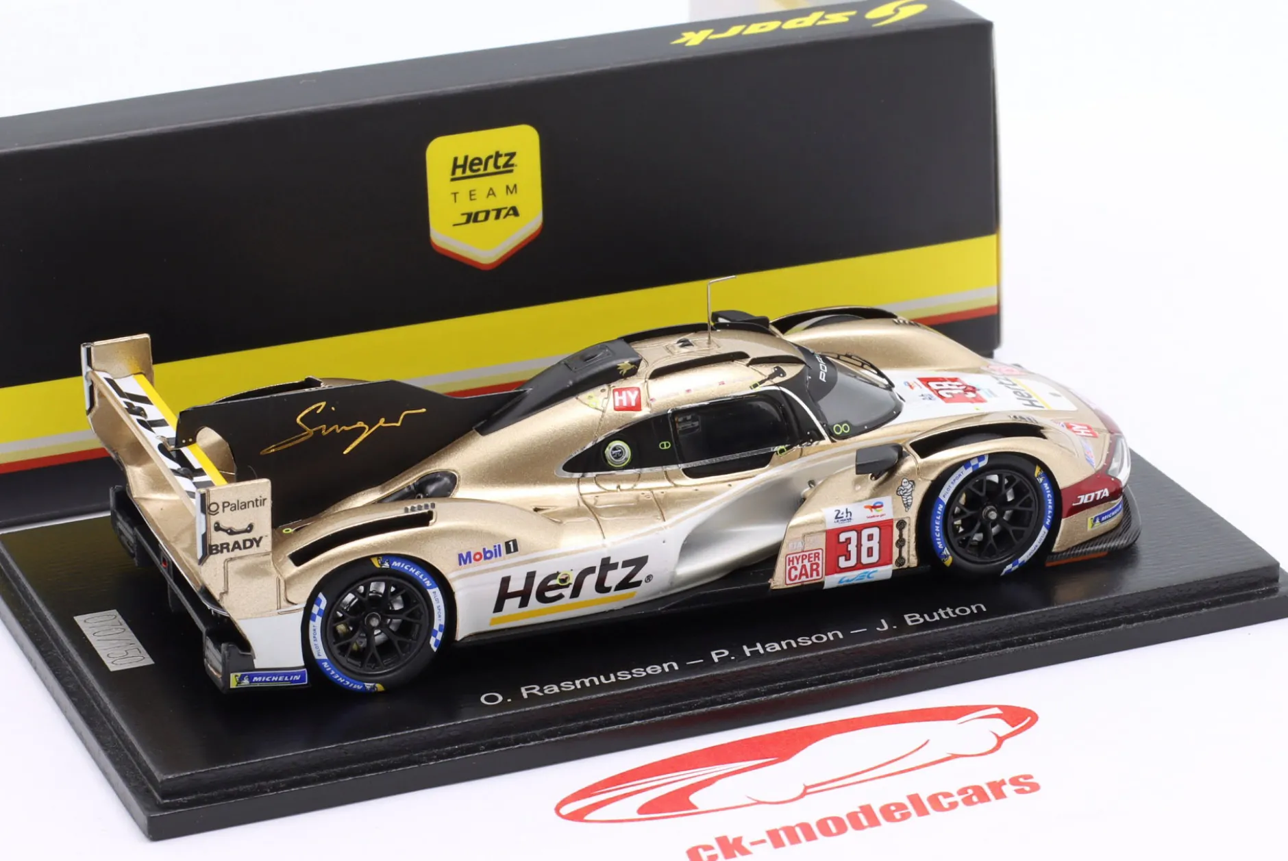 Porsche 963 #38 9th 24h LeMans 2024 Hertz Team Jota 1:43 Spark