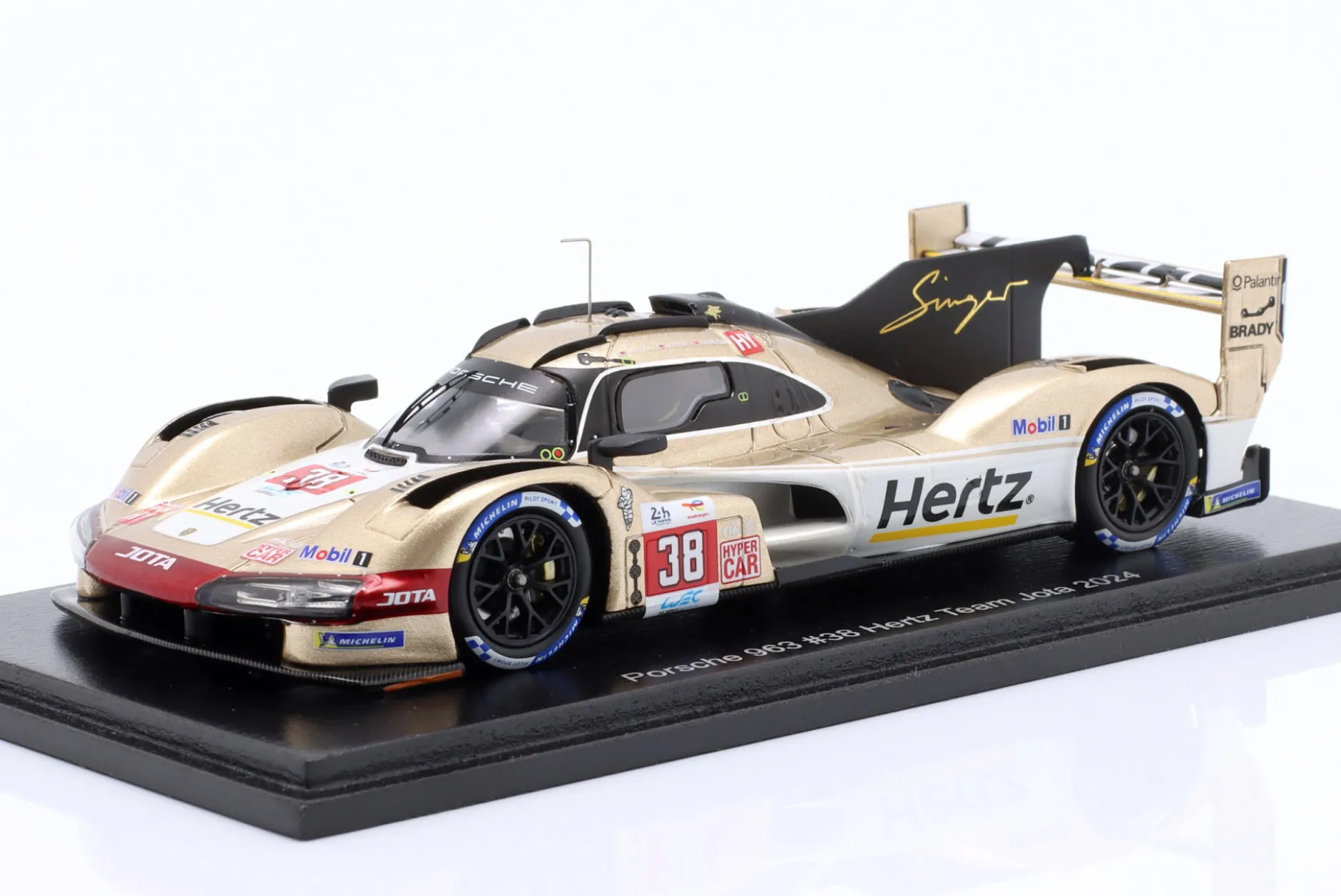 Porsche 963 #38 9th 24h LeMans 2024 Hertz Team Jota 1:43 Spark