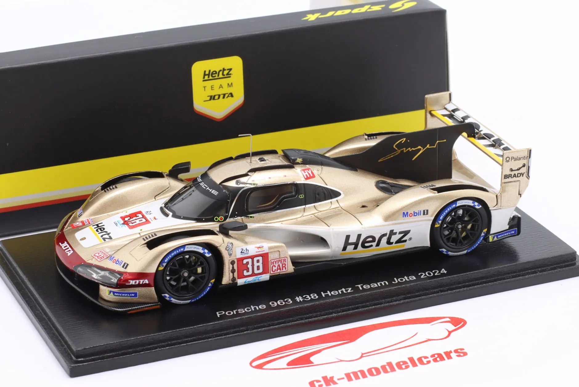 Porsche 963 #38 9th 24h LeMans 2024 Hertz Team Jota 1:43 Spark