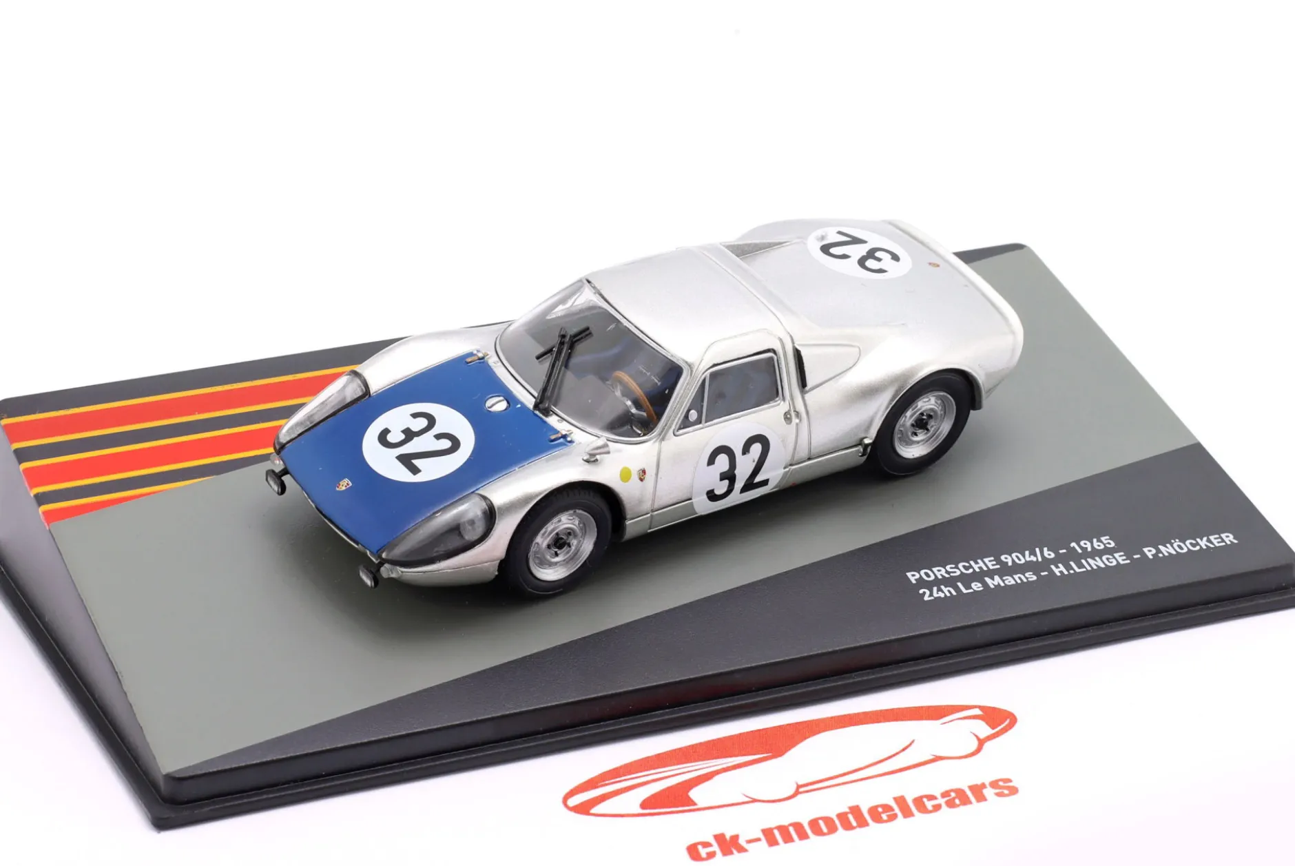 Porsche 904/6 #32 4th 24h LeMans 1965 Linge, Nöcker 1:43 Altaya
