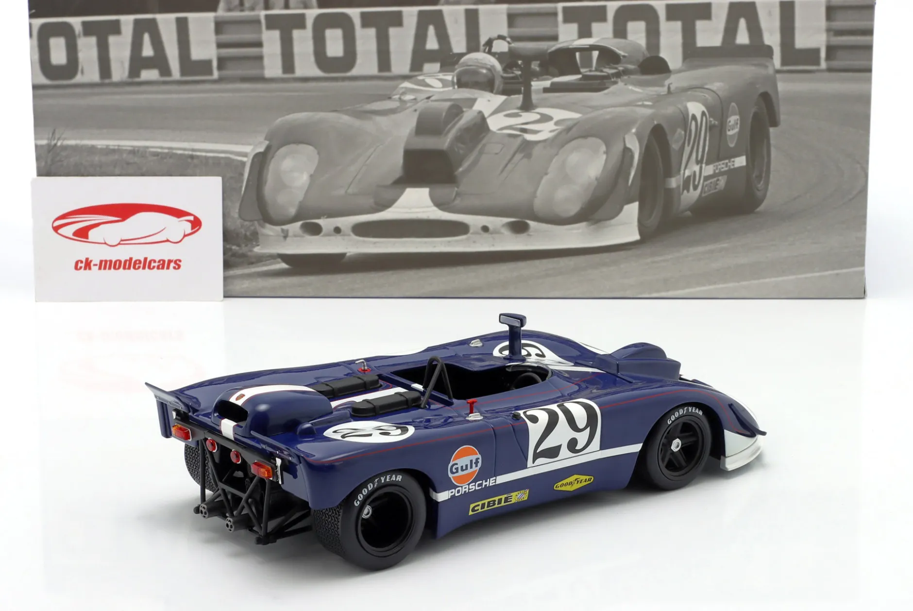 Porsche 908/02 #29 9th 24h LeMans 1970 Linge, Williams Camera Car 1:18 WERK83