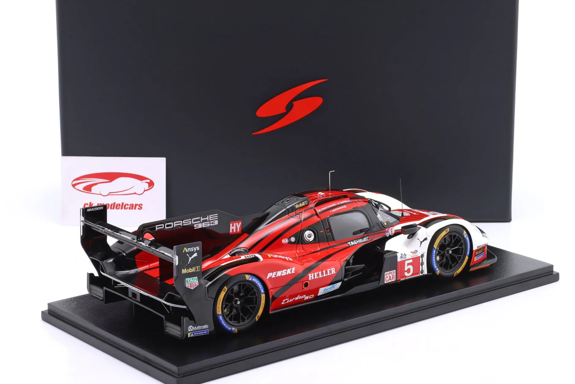 Porsche 963 #5 6th 24h LeMans 2024 Porsche Penske Motorsport 1:18 Spark