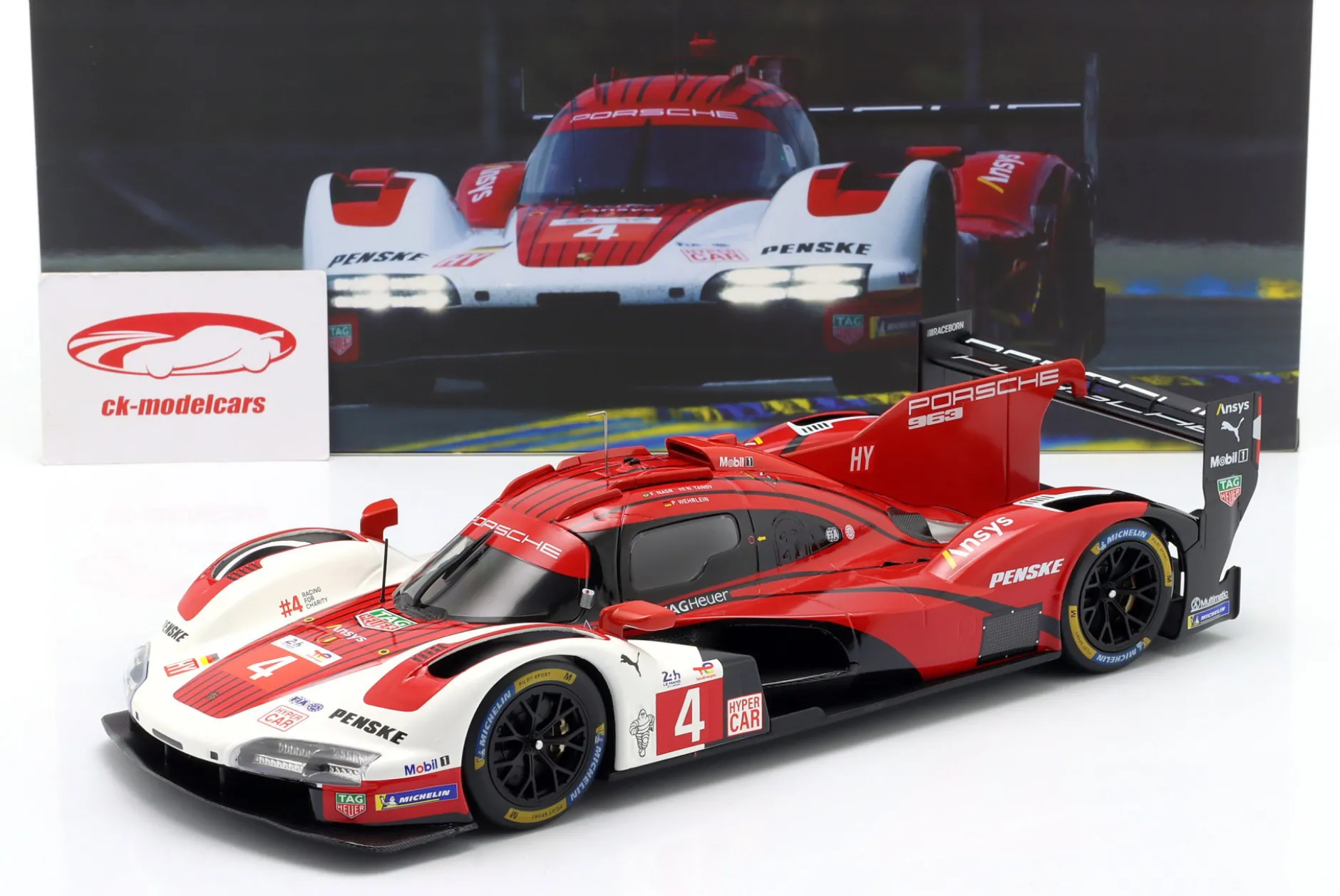 Porsche 963 #4 8th 24h LeMans 2025 Porsche Penske Motorsport 1:18 Ixo