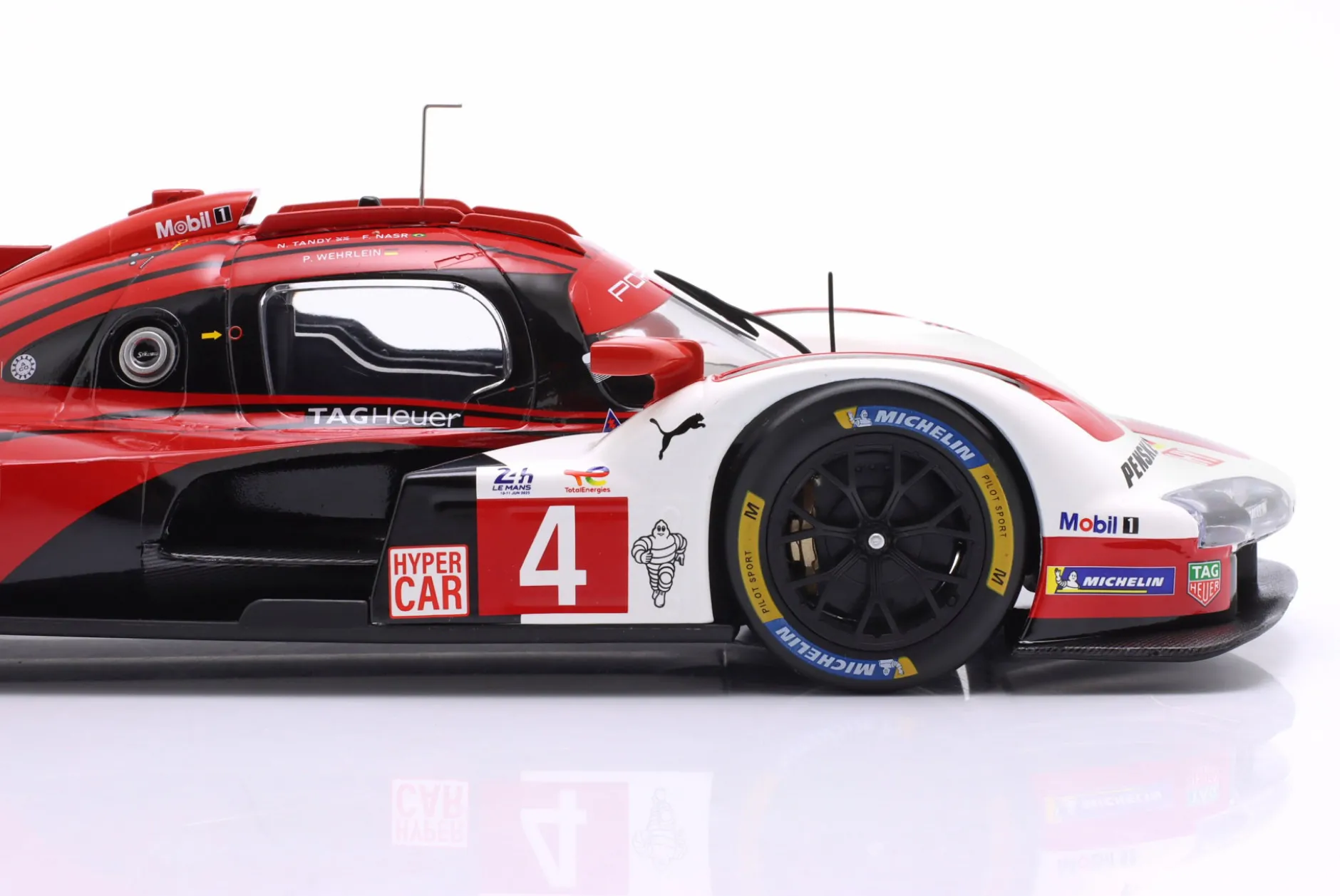 Porsche 963 #4 8th 24h LeMans 2025 Porsche Penske Motorsport 1:18 Ixo