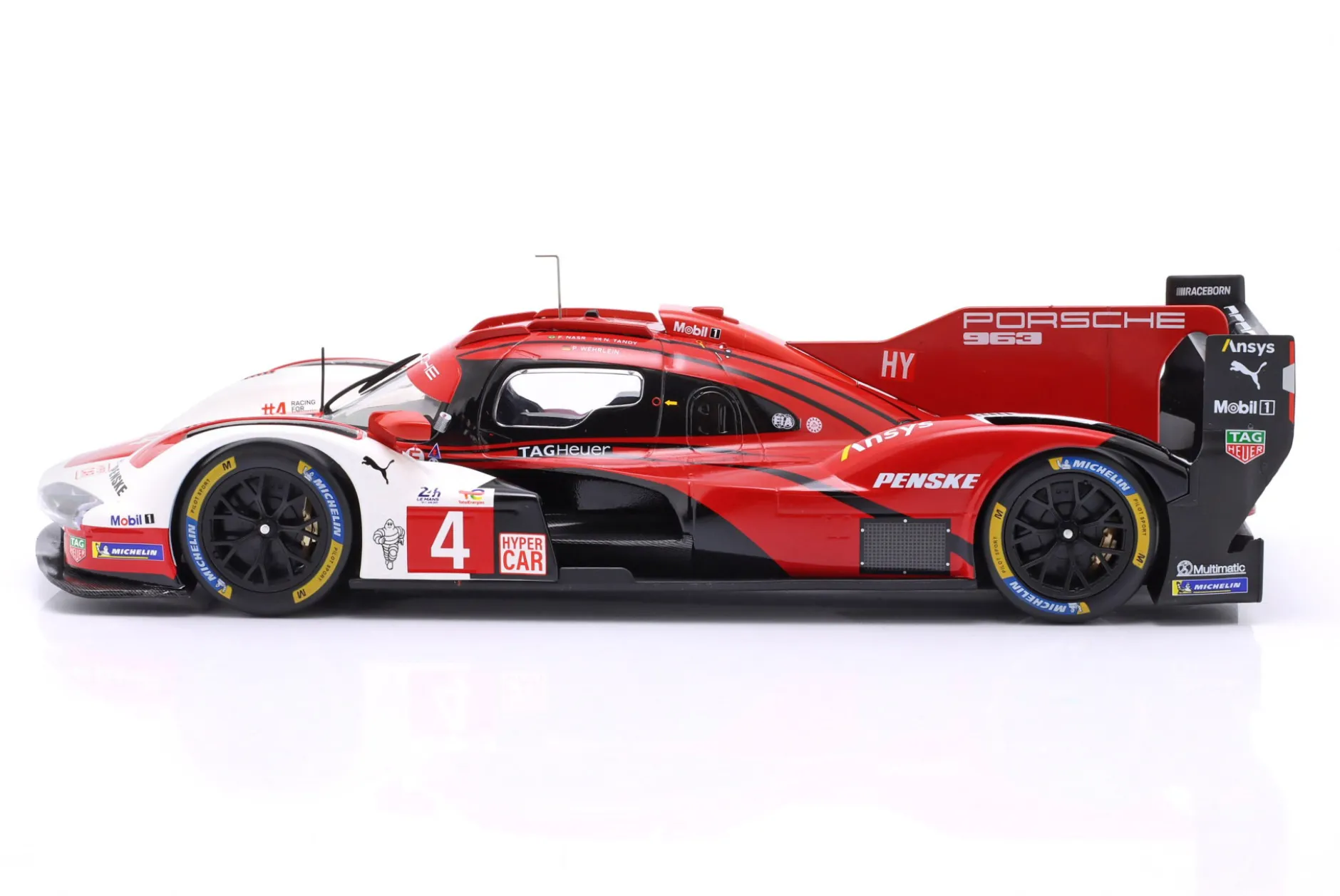 Porsche 963 #4 8th 24h LeMans 2025 Porsche Penske Motorsport 1:18 Ixo