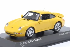 Porsche 911 (993) Turbo Baujahr 1995 gelb 1:43 Minichamps