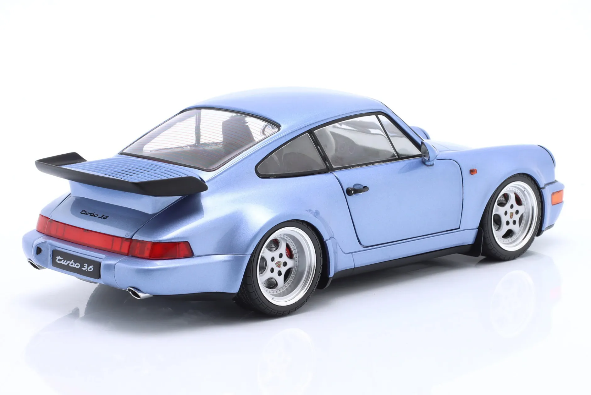 Porsche 911 (964) Turbo Baujahr 1990 horizontblau metallic 1:18 Solido
