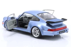 Porsche 911 (964) Turbo Baujahr 1990 horizontblau metallic 1:18 Solido