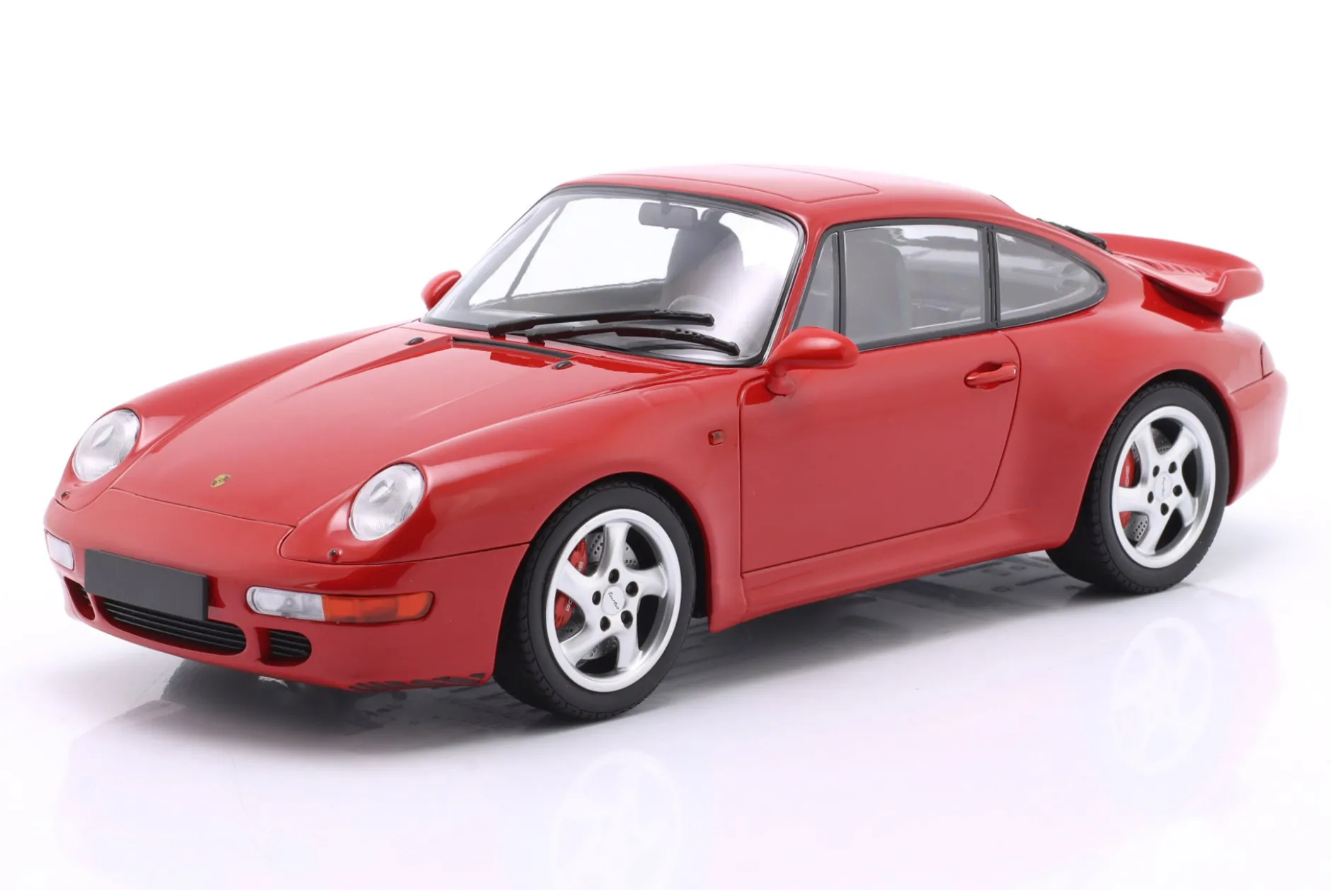 Porsche 911 (993) Turbo Baujahr 1995 indischrot 1:18 Minichamps