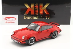 Porsche 911 (930) Turbo 3.0 Baujahr 1976 indischrot 1:18 KK-Scale