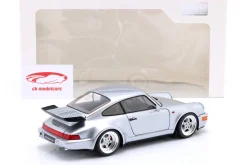 Porsche 911 (964) Turbo 3.6 Baujahr 1990 polarsilber 1:18 Solido