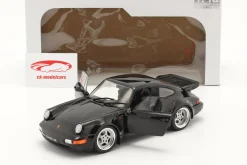 Porsche 911 (964) Turbo Baujahr 1990 schwarz 1:18 Solido