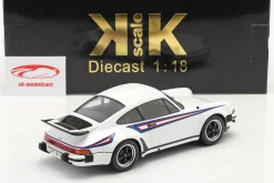 Porsche 911 (930) Turbo 3.0 Baujahr 1976 weiß Martini Design 1:18 KK-Scale