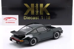 Porsche 911 (930) Turbo 3.3 Coupe Baujahr 1977 dunkelgrün metallic 1:18 KK-Scale