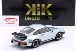Porsche 911 (930) Turbo 3.3 Coupe Baujahr 1977 silber 1:18 KK-Scale
