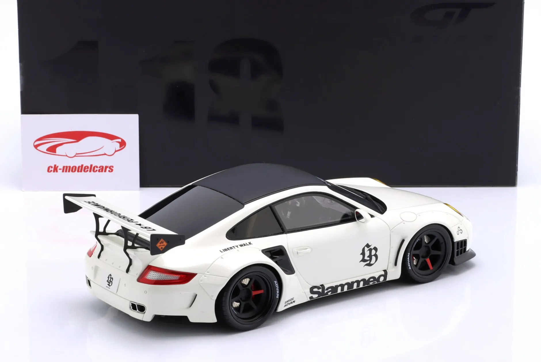 Porsche 911 (997) Turbo LB-Works 2024 weiß 1:18 GT-Spirit