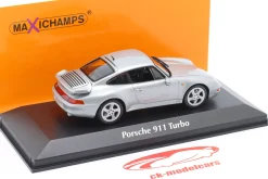 Porsche 911 Turbo S (993) Baujahr 1995 silber metallic 1:43 Minichamps
