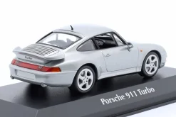 Porsche 911 Turbo S (993) Baujahr 1995 silber metallic 1:43 Minichamps