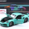 Porsche 911 (992) Turbo S Coupe Sport Design 2021 mintgrün 1:18 Minichamps