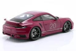 Porsche 911 (992) Turbo S Coupe Sport Design 2021 rot 1:18 Minichamps