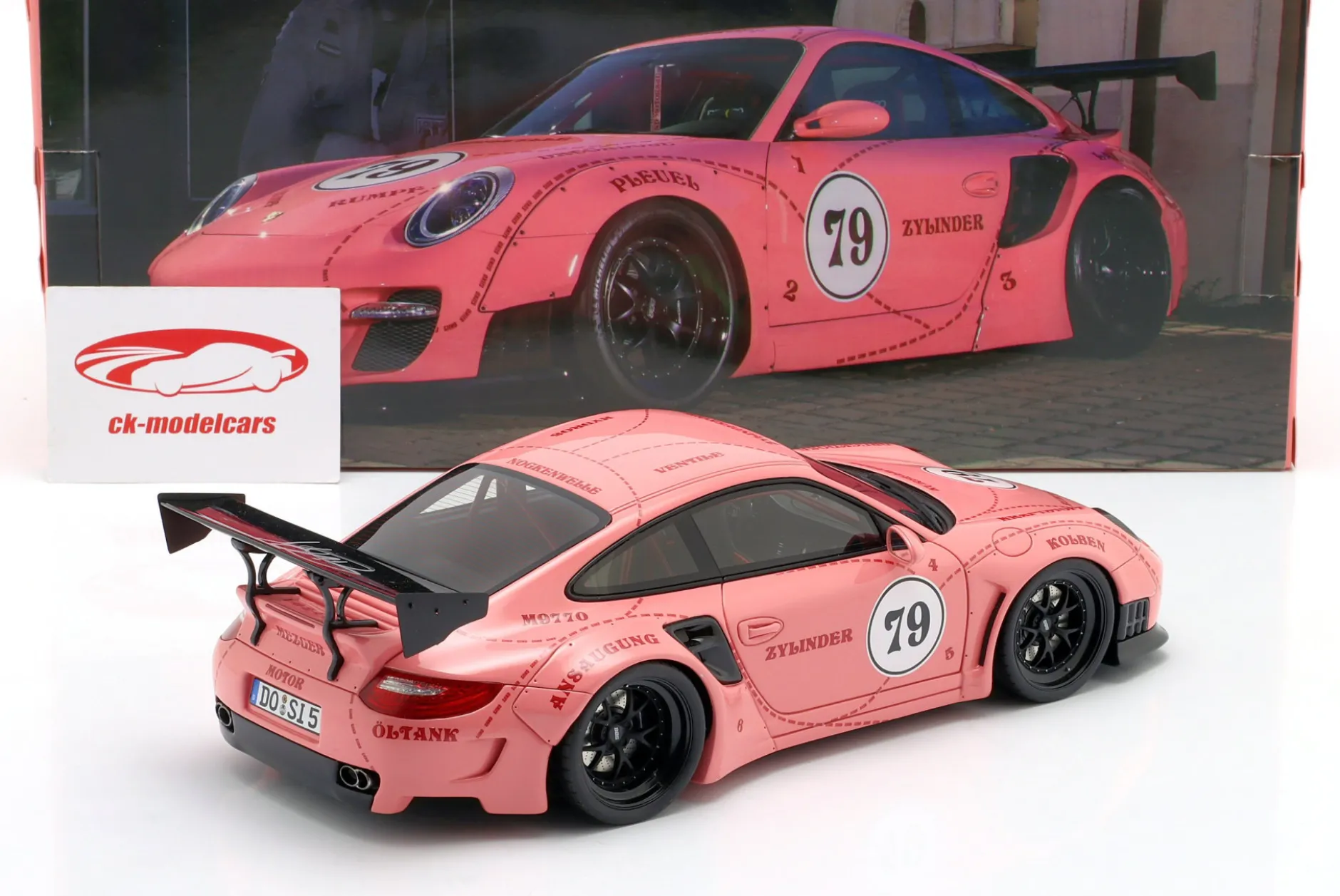 Porsche 911 Turbo S LBWK Sidney Hoffmann "Die Sau" Signature Edition 1:18 WERK83