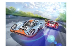 Poster Porsche 917K #20 Steve McQueen LeMans 60 x 80 cm / von Sandro Garbo