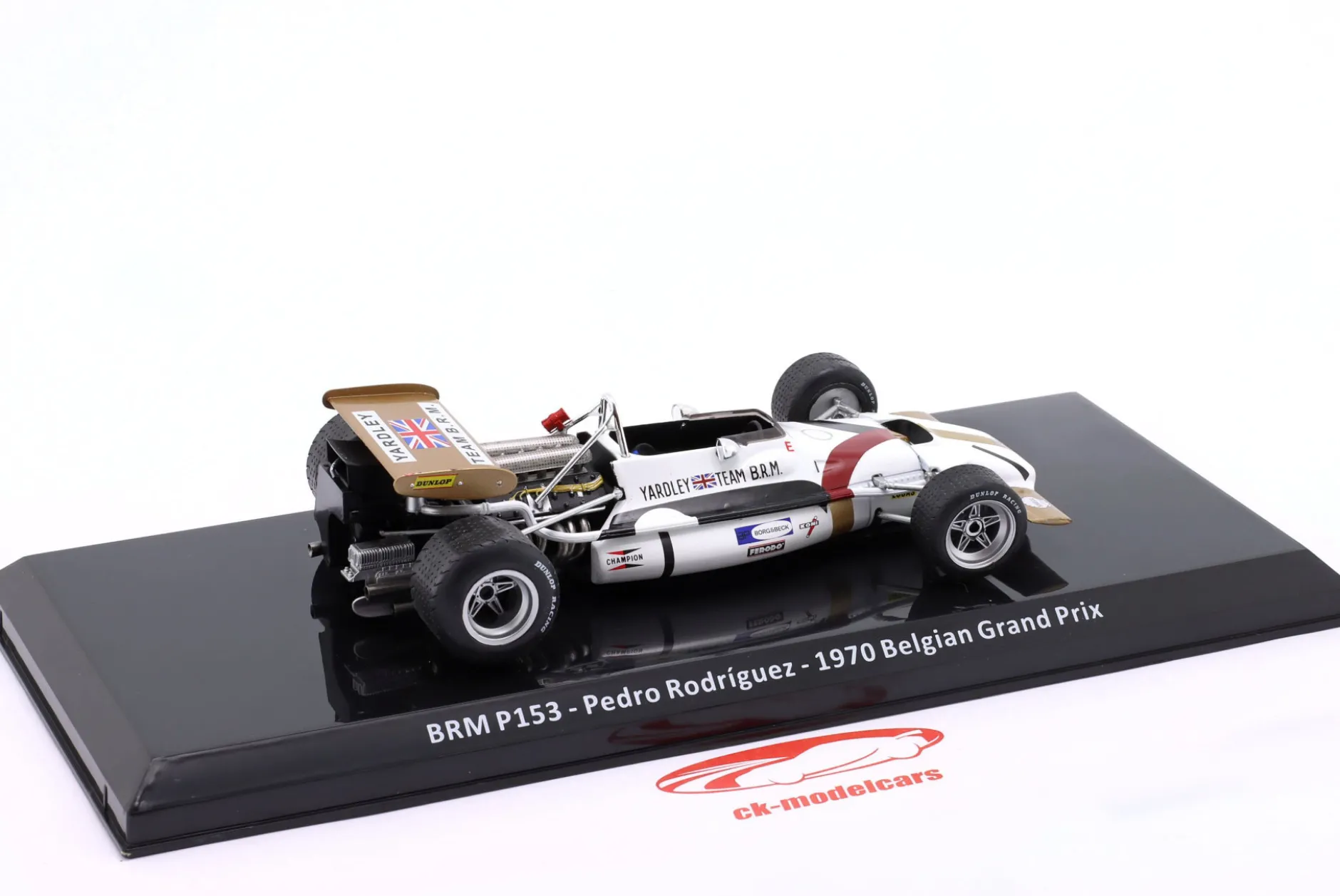 P. Rodriguez BRM P153 #1 Sieger Belgien GP Formel 1 1970 1:24 Premium Collectibles