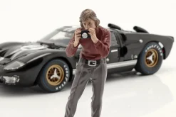 Race Day Serie 1 Figur #2 Fotograf 60er Jahre 1:18 American Diorama