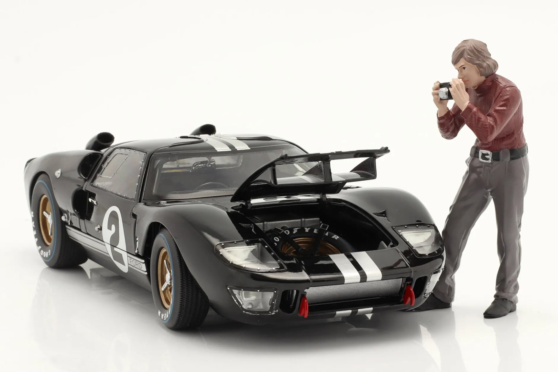 Race Day Serie 1 Figur #2 Fotograf 60er Jahre 1:18 American Diorama