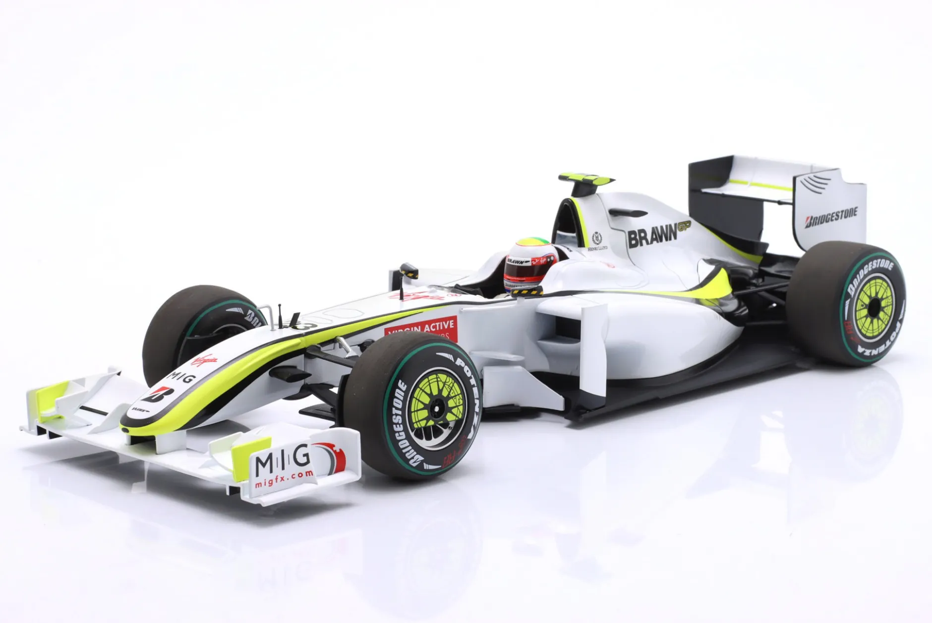 R. Barrichello Brawn BGP 001 #23 Sieger Europa GP Formel 1 2009 1:18 Minichamps