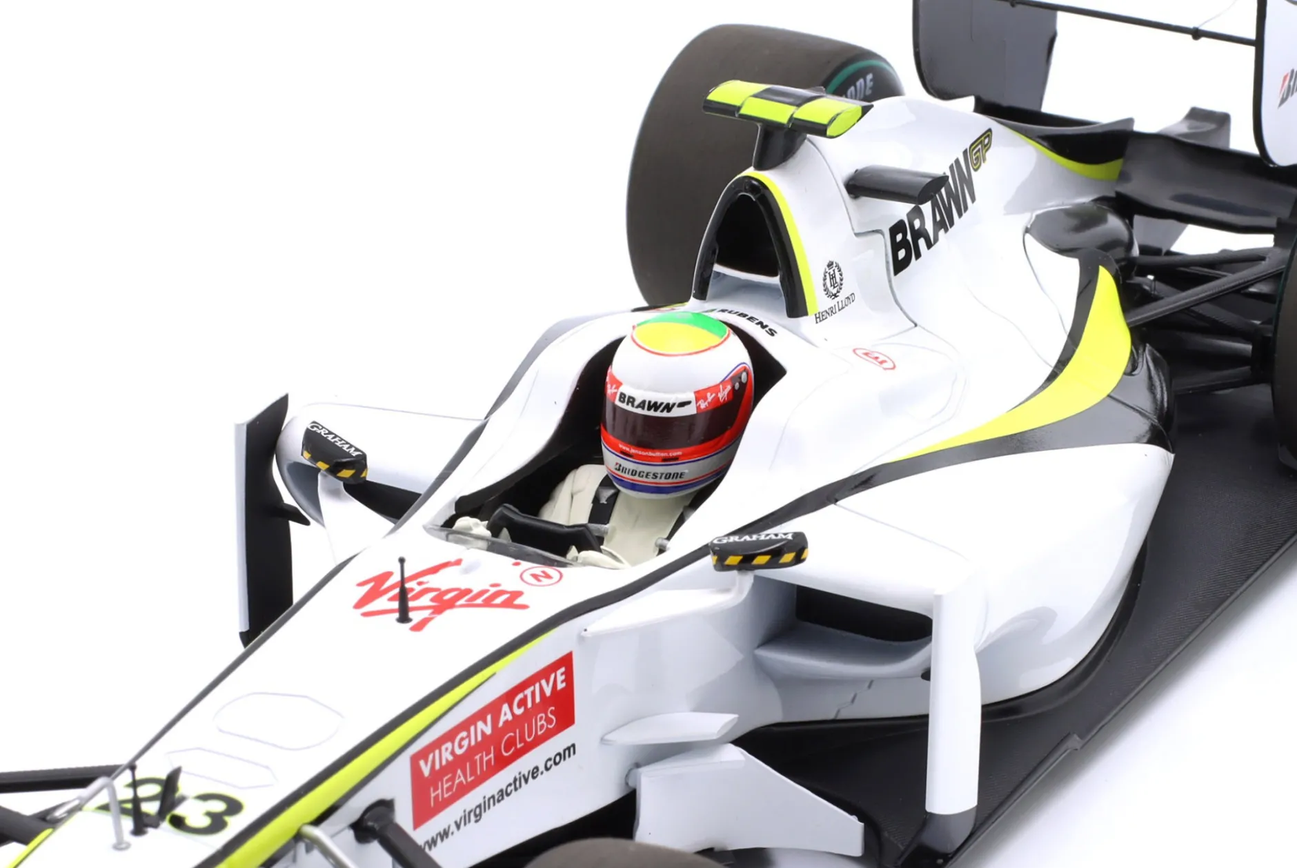 R. Barrichello Brawn BGP 001 #23 Sieger Europa GP Formel 1 2009 1:18 Minichamps