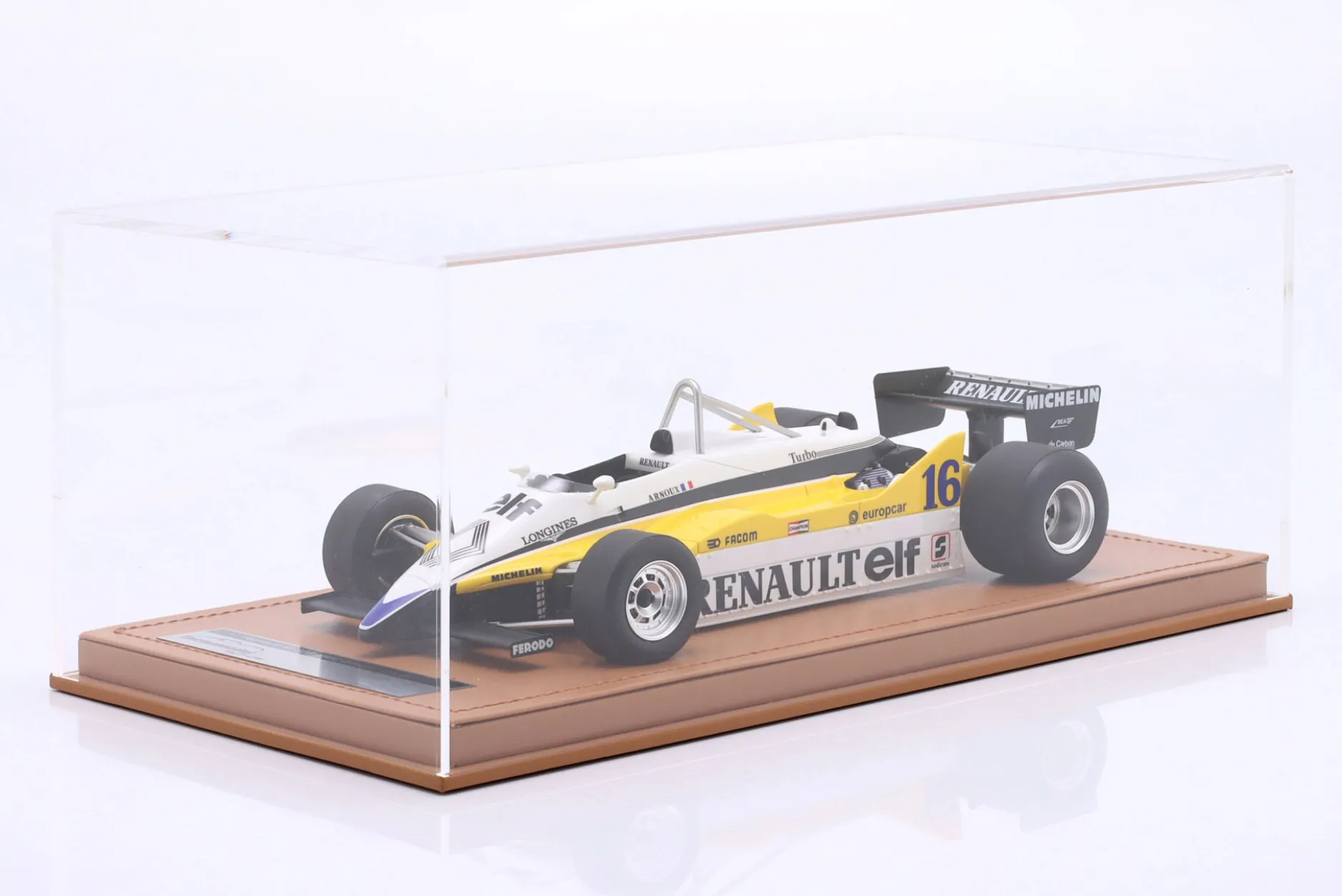 René Arnoux Renault RE30B #16 Sieger Italien GP Formel 1 1982 1:18 Tecnomodel