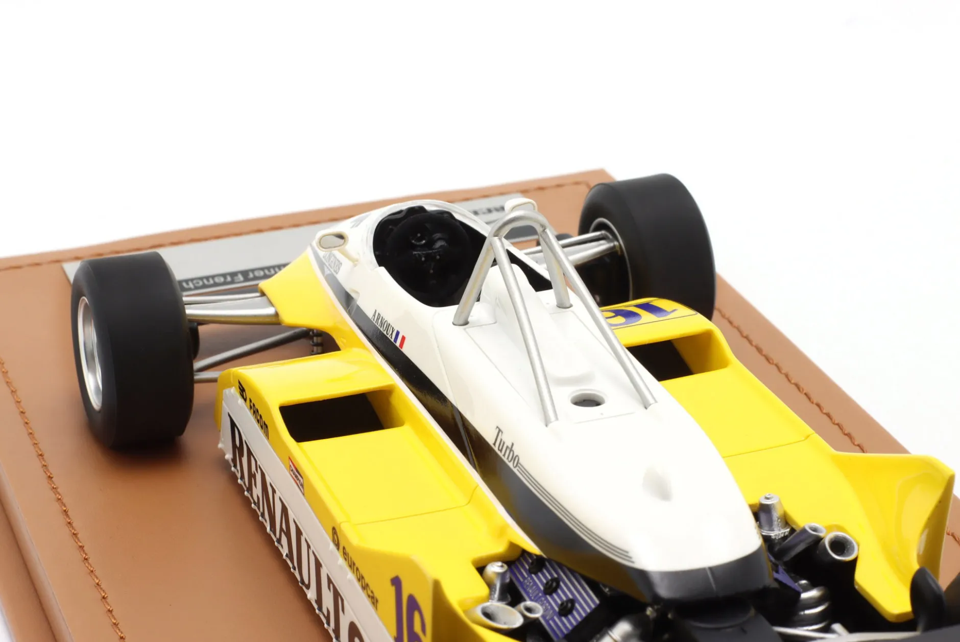 René Arnoux Renault RE30B #16 Sieger Frankreich GP Formel 1 1982 1:18 Tecnomodel