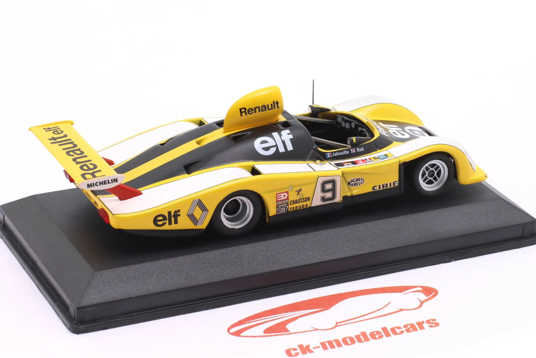 Renault Alpine A442 #9 24h LeMans 1977 Jabouille, Bell 1:43 Altaya