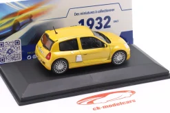 Renault Clio V6 Ph. 2 Baujahr 2003 siriusgelb 1:43 Solido