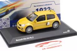 Renault Clio V6 Ph. 2 Baujahr 2003 siriusgelb 1:43 Solido