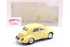 Renault 4CV Baujahr 1961 gelb / beige 1:18 Solido