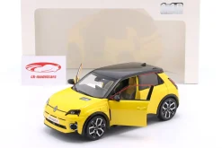 Renault 5 E-Tech Baujahr 2024 pop gelb 1:18 Solido