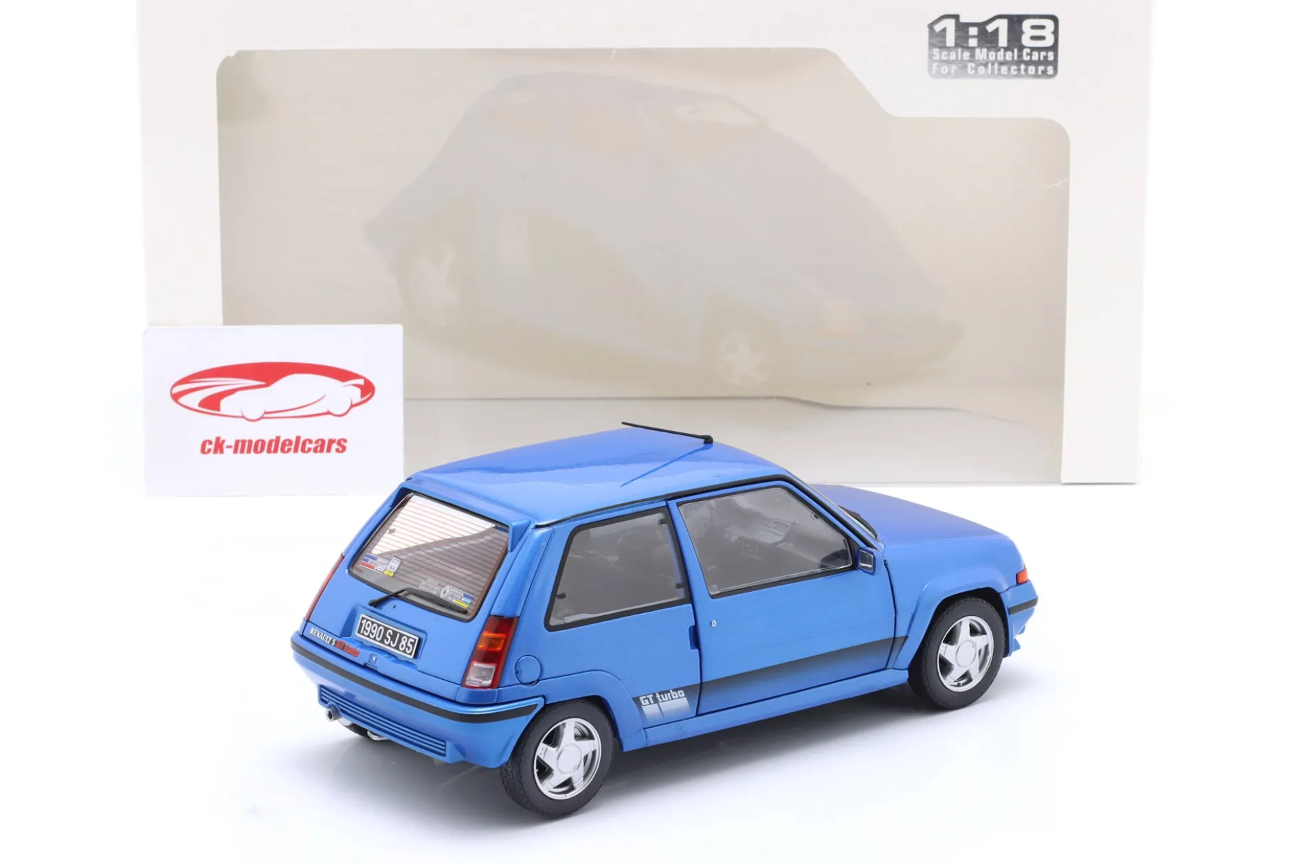 Renault 5 GT Turbo MK2 Baujahr 1989 blau 1:18 Solido