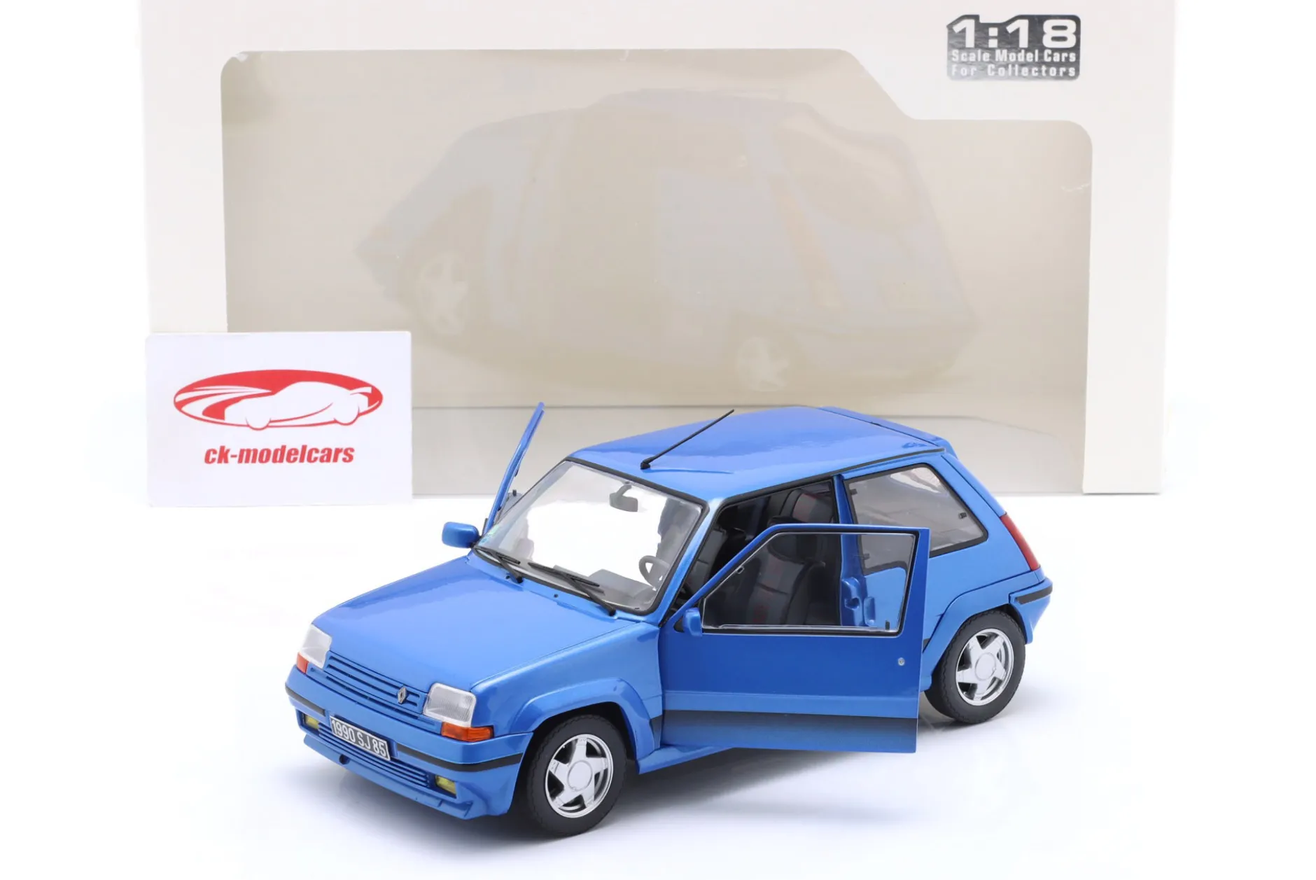 Renault 5 GT Turbo MK2 Baujahr 1989 blau 1:18 Solido