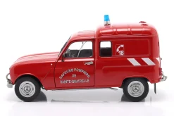 Renault 4LF4 Feuerwehr Baujahr 1976 rot 1:18 Solido